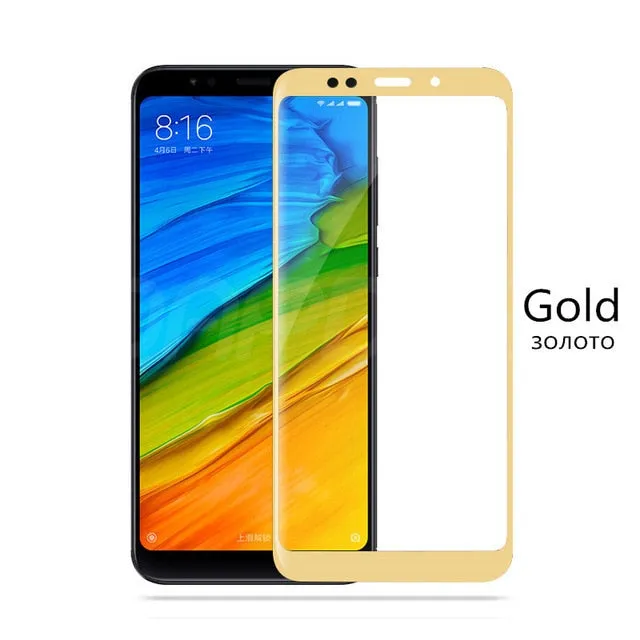 9H Tempered Glass For Xiaomi Redmi 5 Redmi 5 Plus Full Cover Screen Protector For Redmi5 Redmi5plus Phone Glass Protective Film