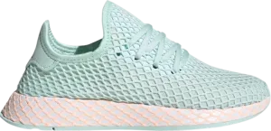 Adidas Deerupt Runner J 'Ice Mint Orange' Sneakers, Green