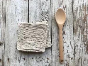 Dish Cloth Set of 2 - Natural