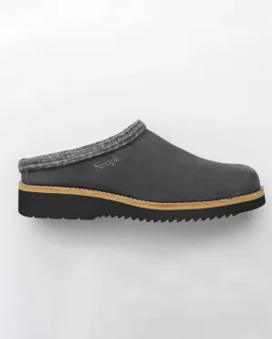 Original Suede Clog in Charcoal