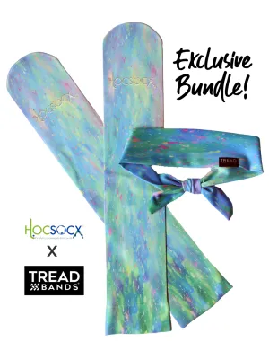 TreadBands and HocSocx Bundle - Opal Splatter