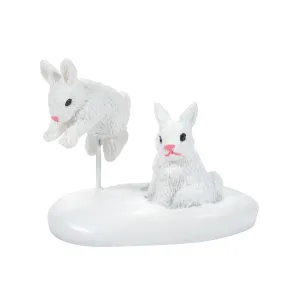 White Christmas Bunnies